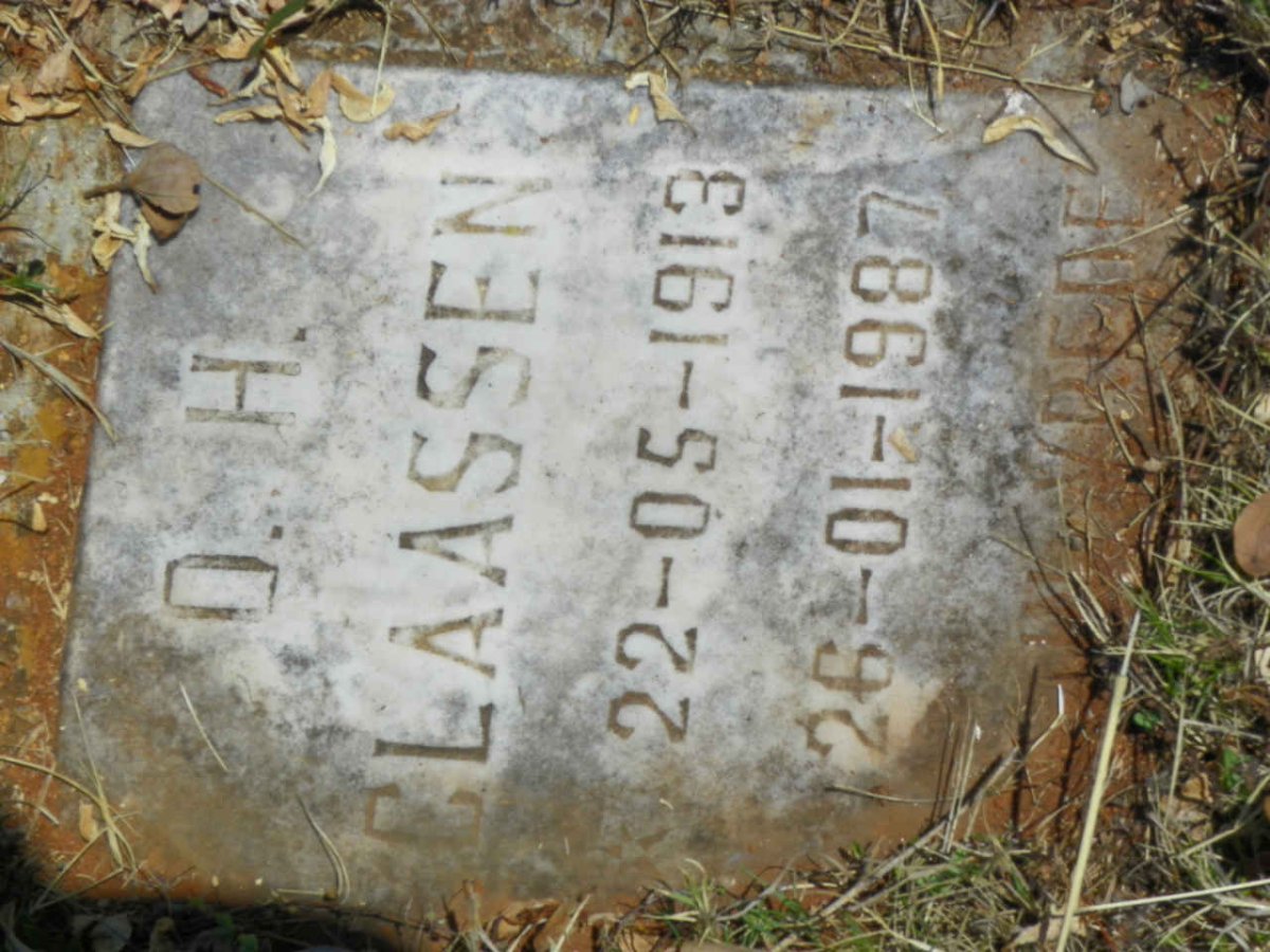 CLAASSEN O.H. 1913-1987