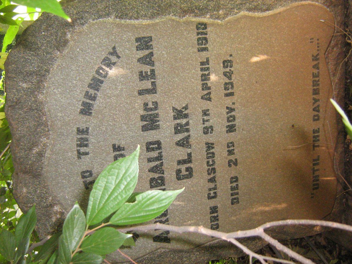 CLARK Archibald McLean 1918-1949