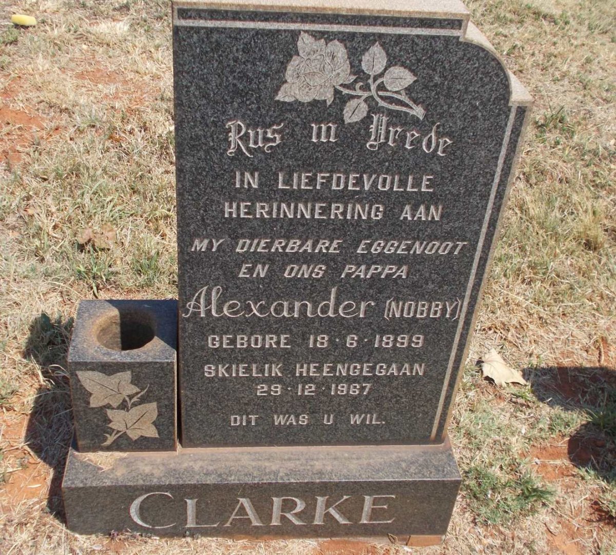 CLARKE Alexander 1899-1967