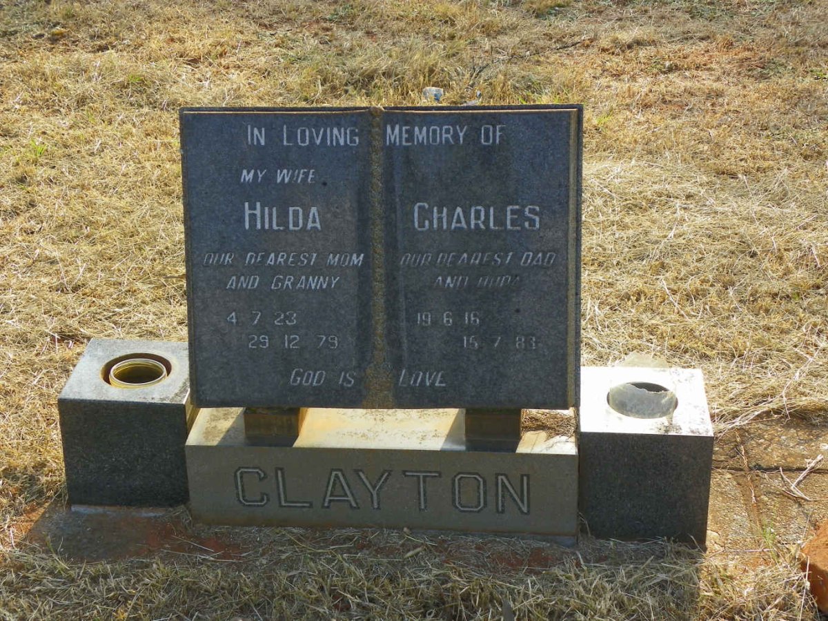 CLAYTON Charles 1916-1983 &amp; Hilda 1923-1979