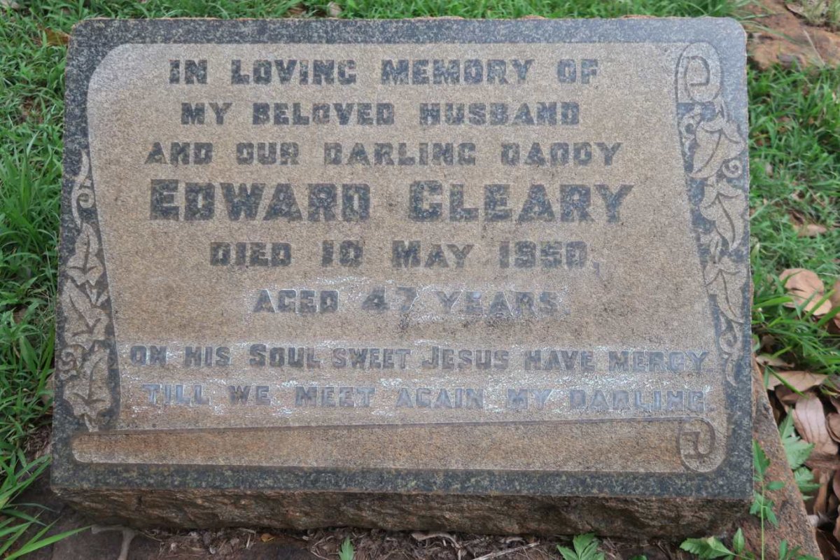 CLEARY Edward -1950 &amp; Catherine Mary 1905-1968