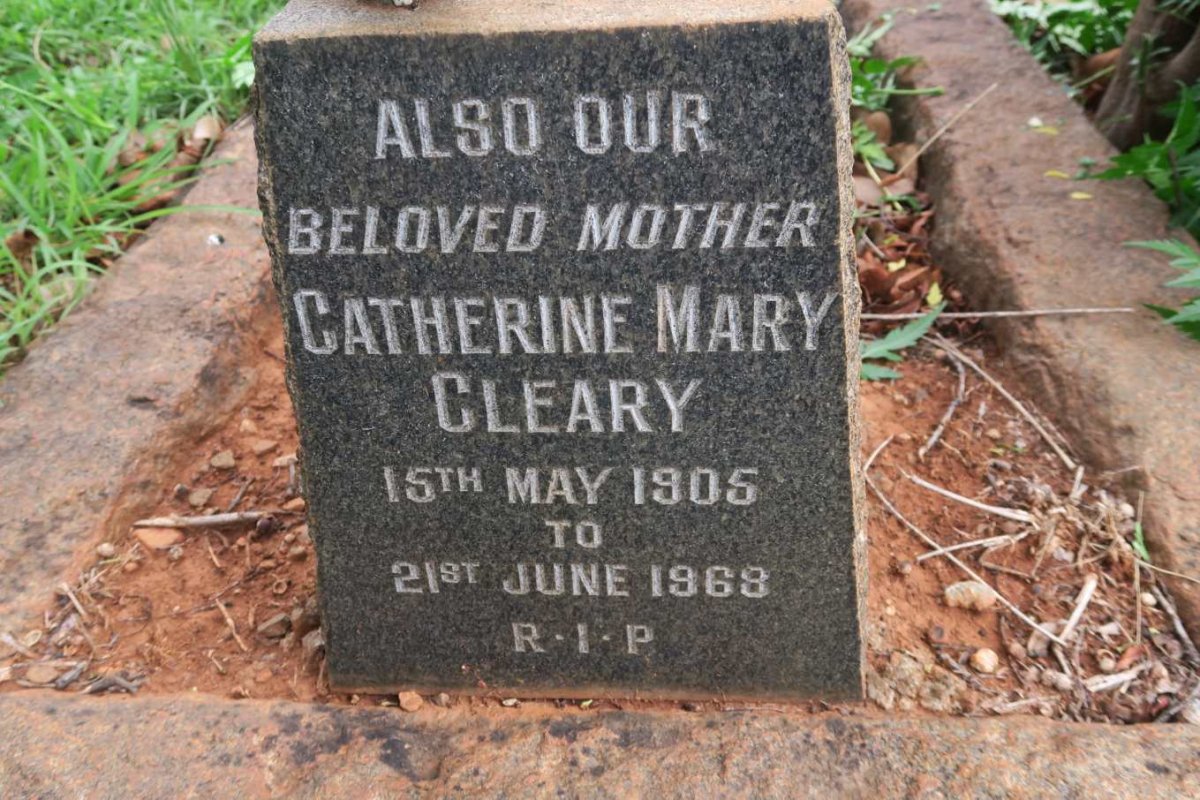 CLEARY Edward -1950 &amp; Catherine Mary 1905-1968