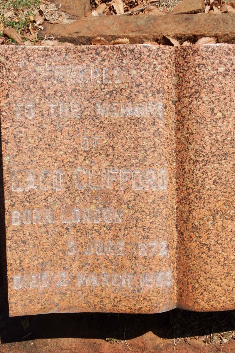 CLIFFORD Laco 1872-1953