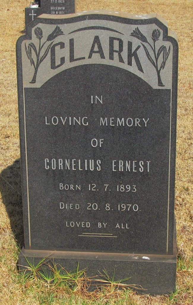 CLARK Cornelius Ernest 1893-1970