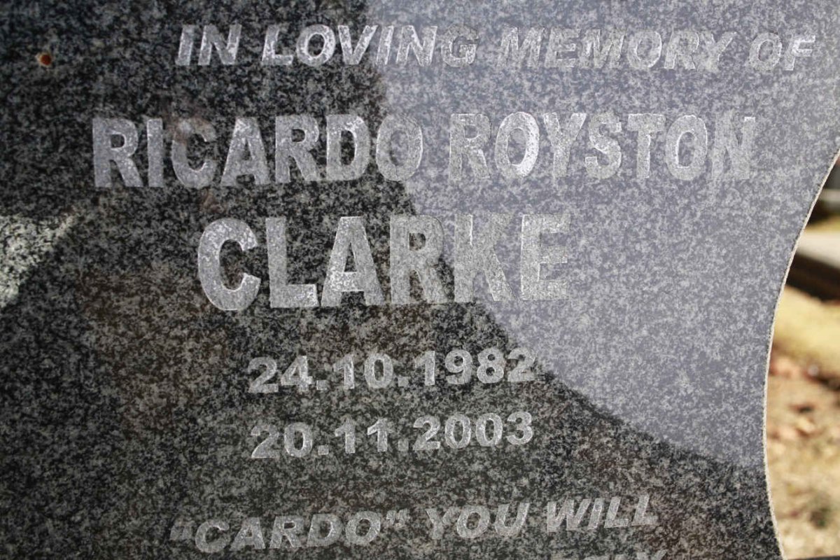 CLARKE Ricardo Royston 1982-2003