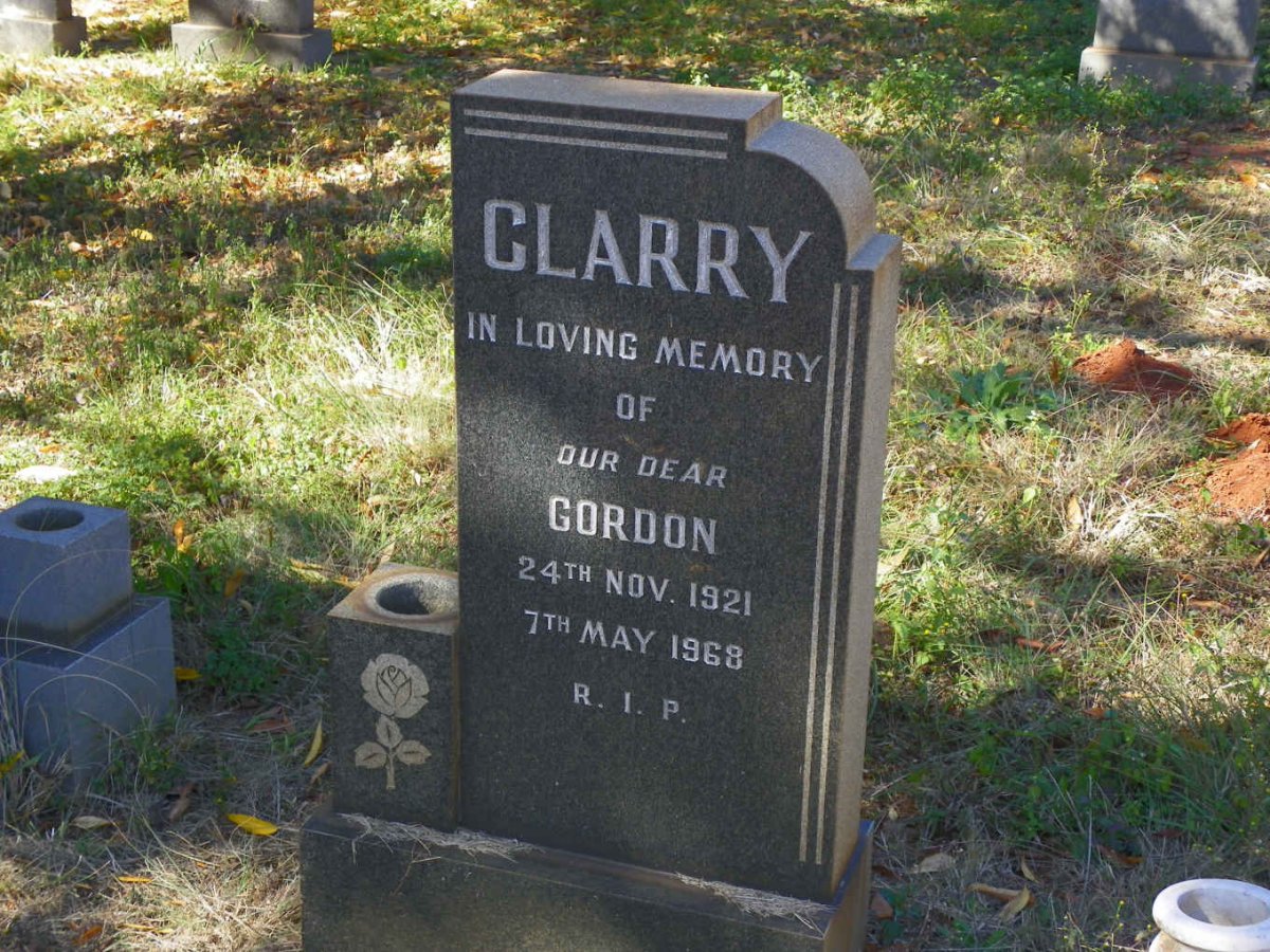 CLARRY Gordon 1921-1968