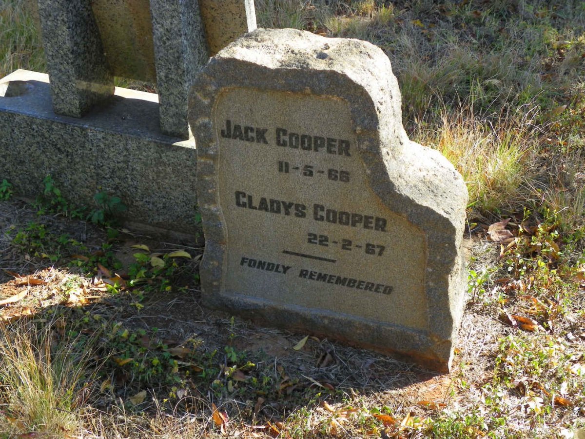 COOPER Jack -1966 &amp; Gladys -1967