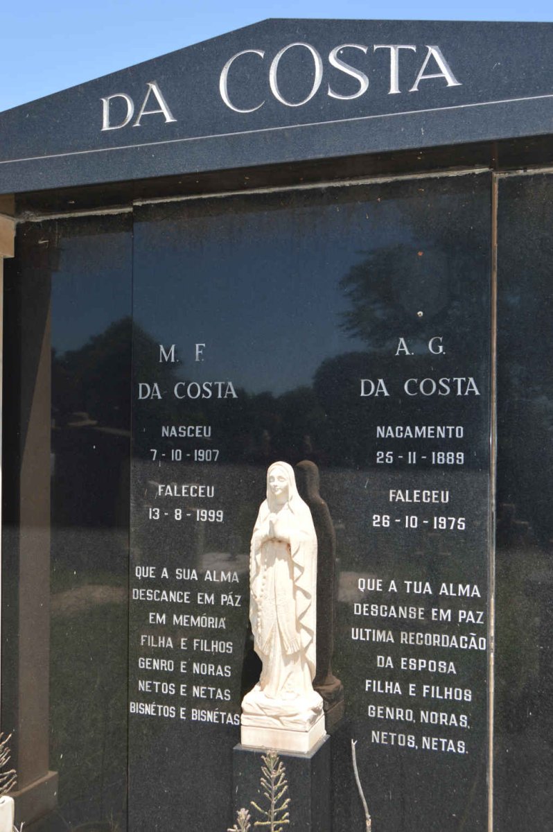 COSTA A.G., da 1889-1975 &amp; M.F. 1907-1999