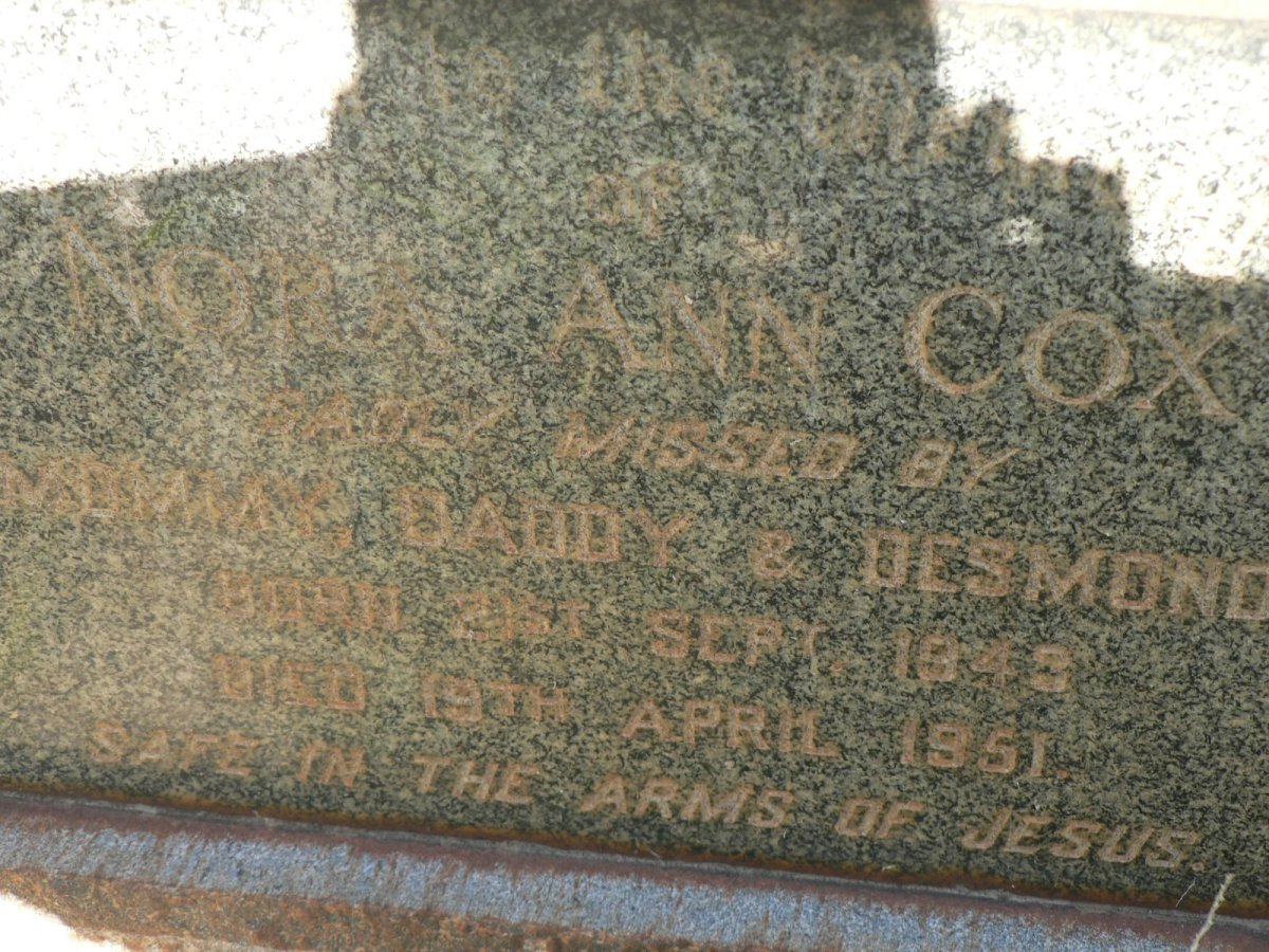 COX Nora Ann 1943-1951