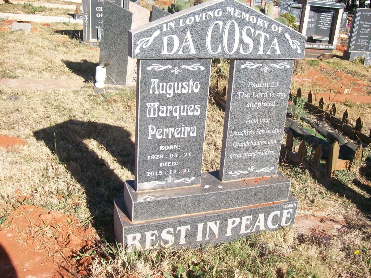 COSTA Augusto Marques Perreira, da 1928-2015