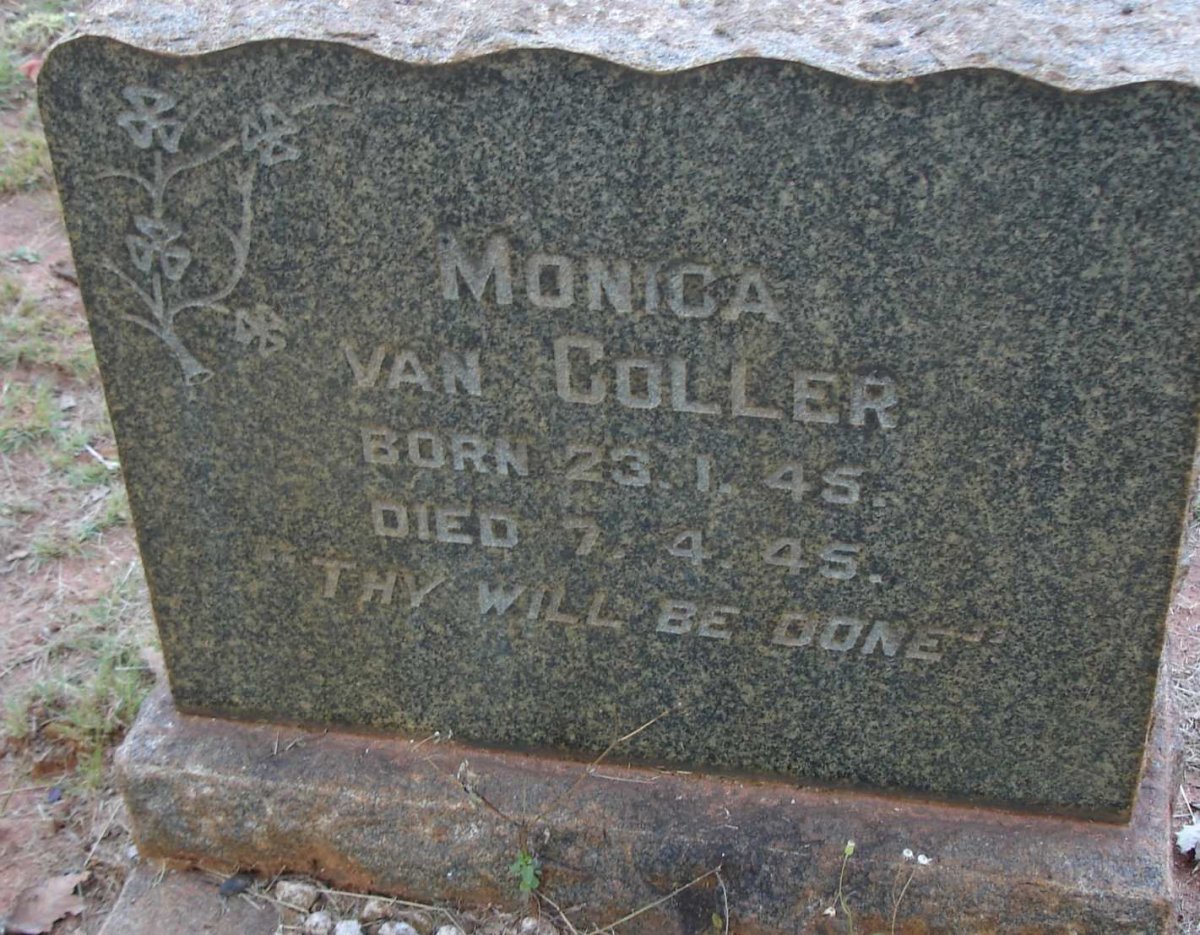 COLLER Monica, van 1945-1945