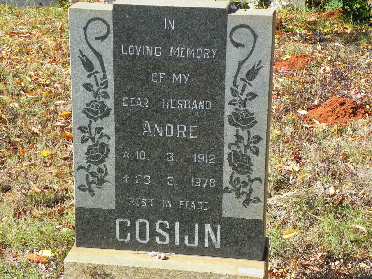 COSIJN Andre 1912-1978