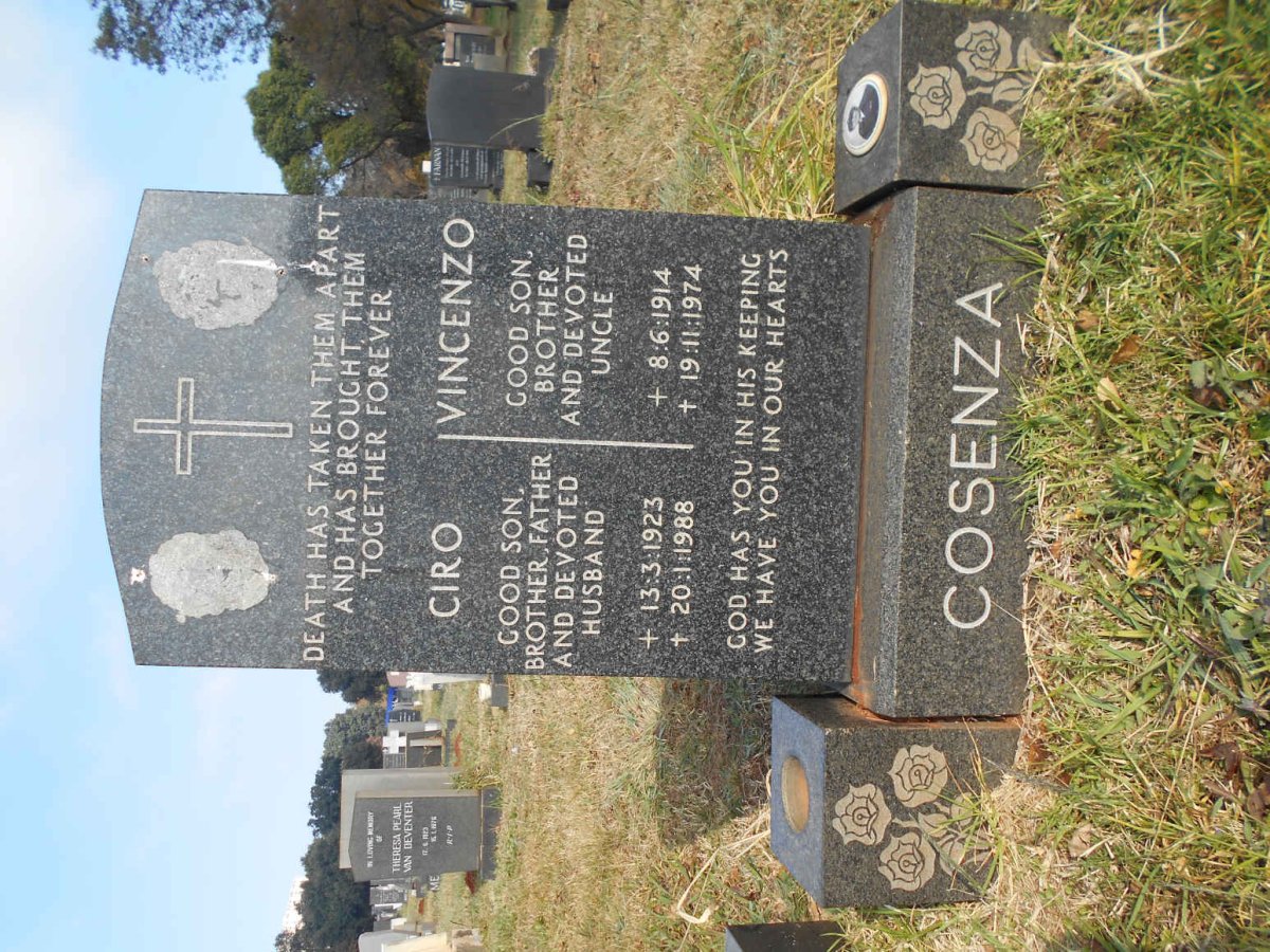 COSENZA Vincenzo 1914-1974 :: COSENZA Ciro 1923-1988