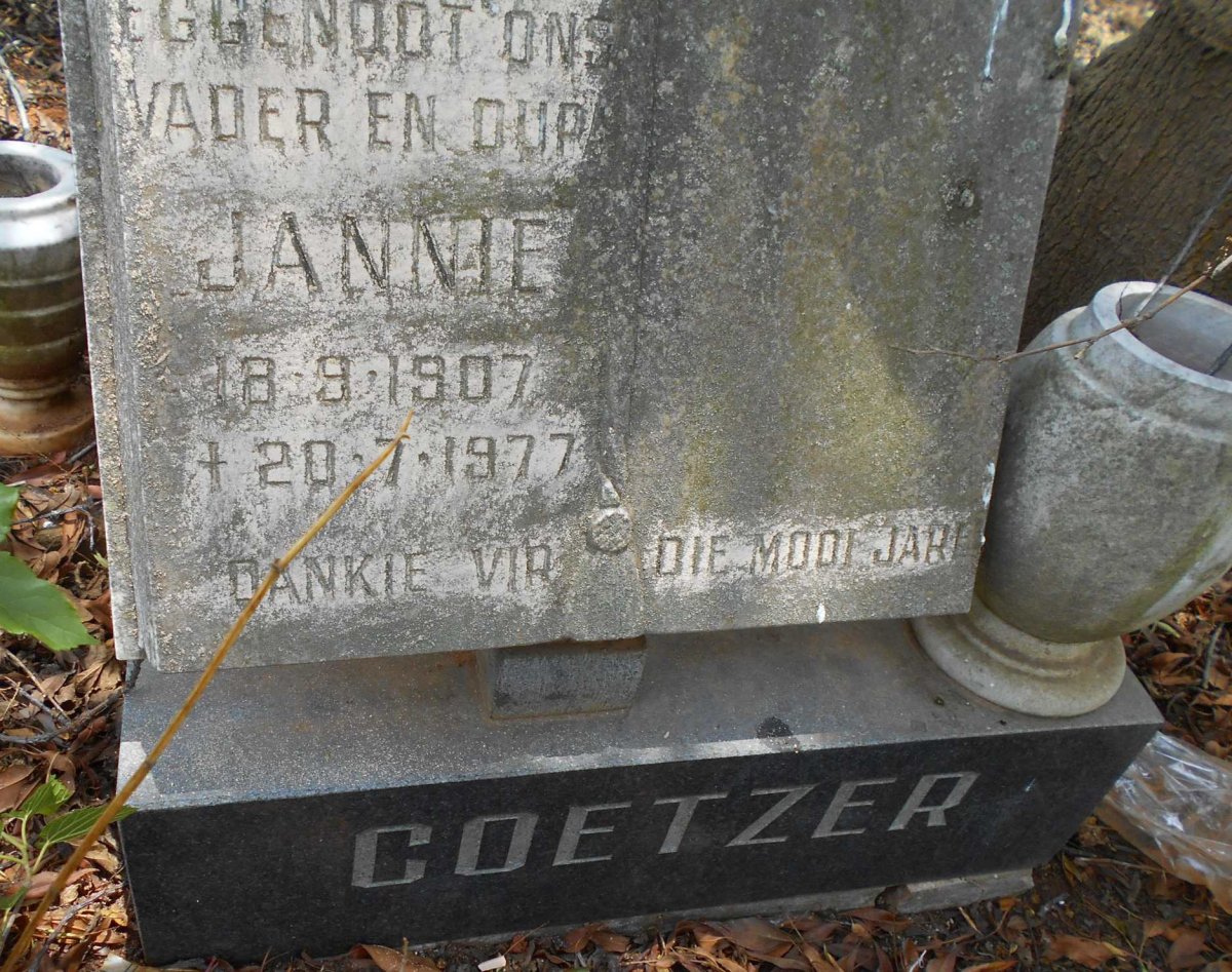 COETZER Jannie 1907-1977