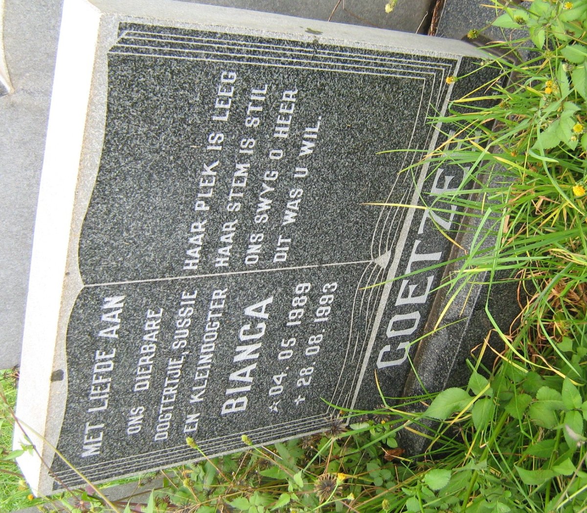 COETZEE Bianca 1989-1993