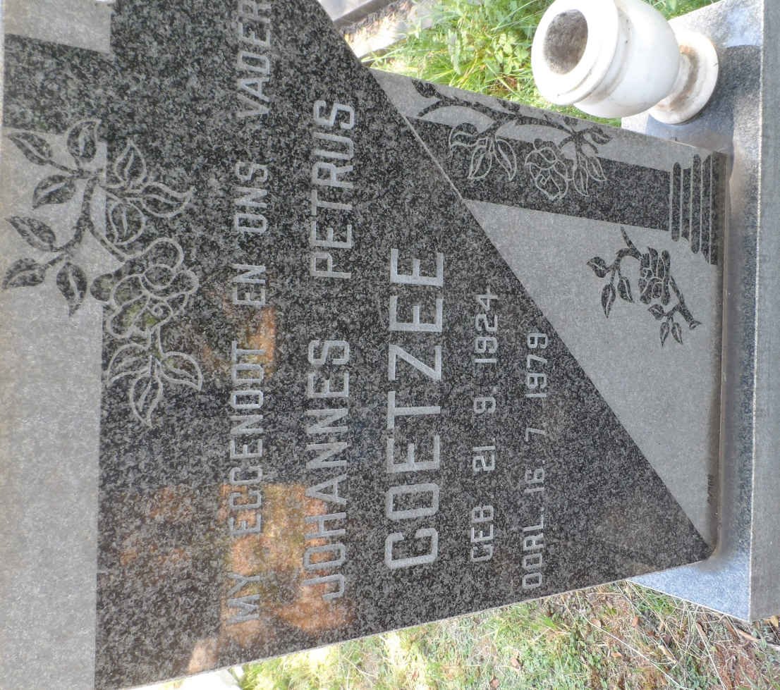 COETZEE Johannes Petrus 1924-1979