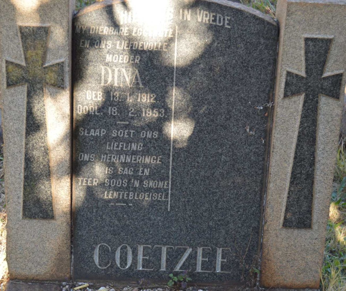 COETZEE Dina 1912-1953