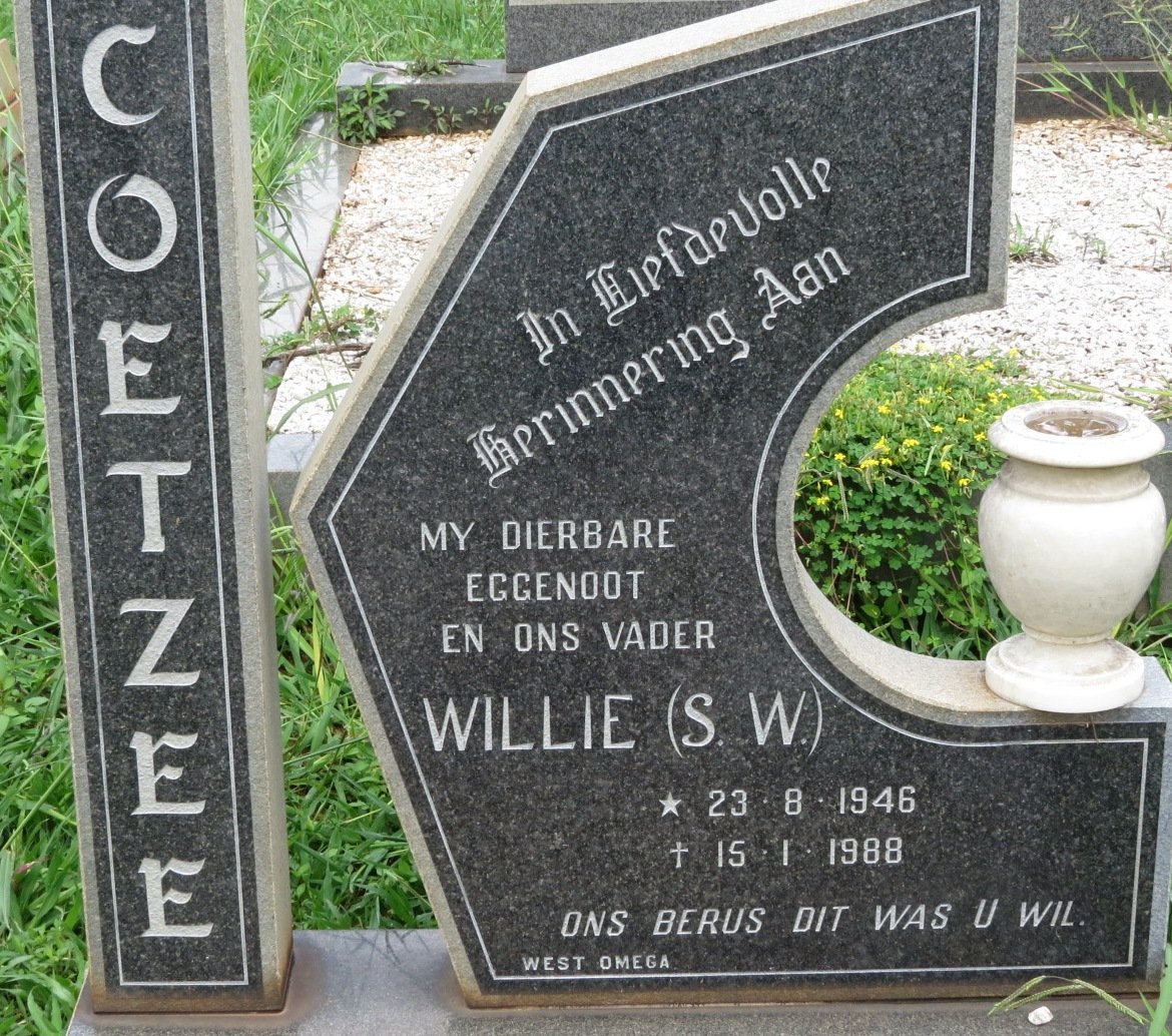 COETZEE S.W. 1946-1988