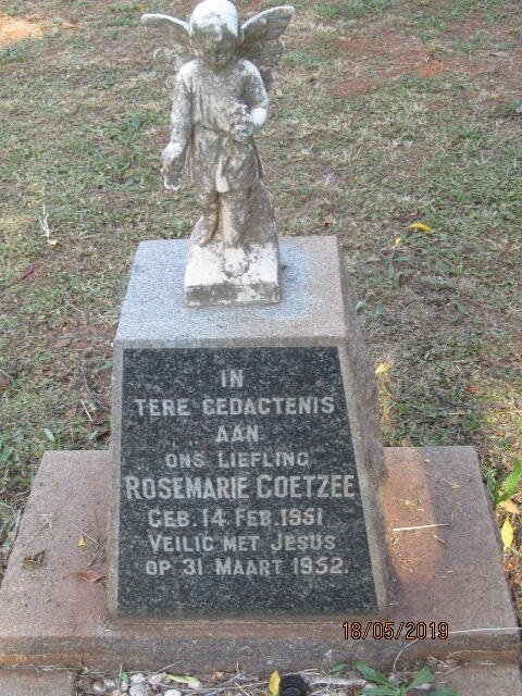 COETZEE Rosemarie 1951-1952