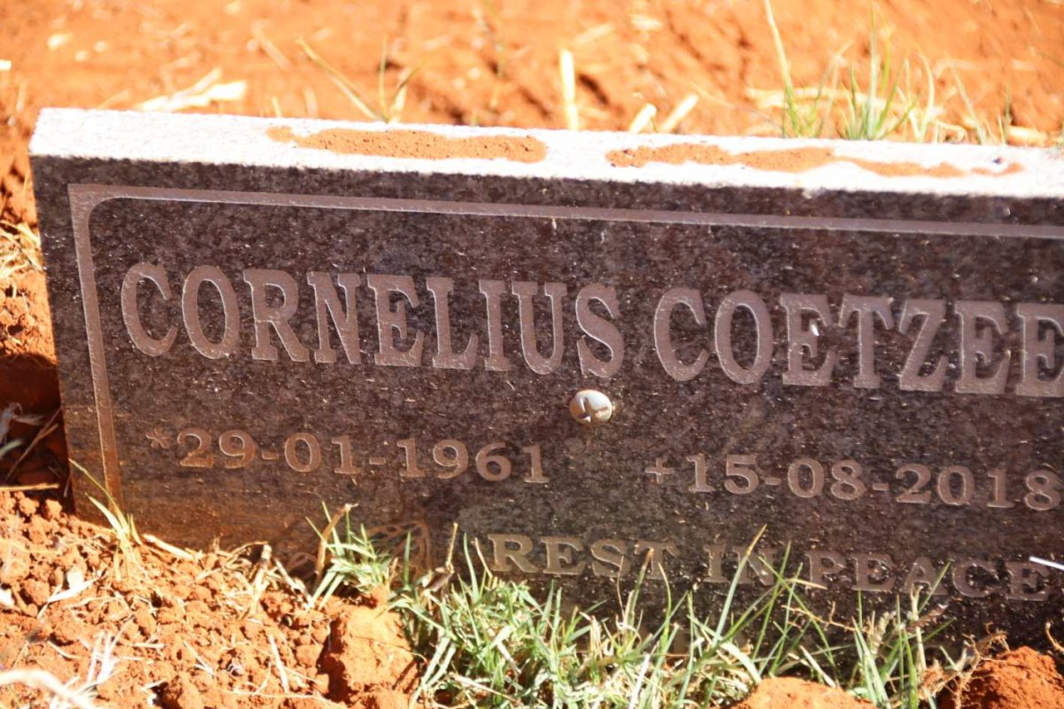 COETZEE Cornelius 1961-2018