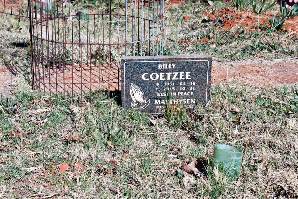 COETZEE Billy 1951-2015