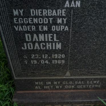 COETZEE Daniel Joachim 1920-1989