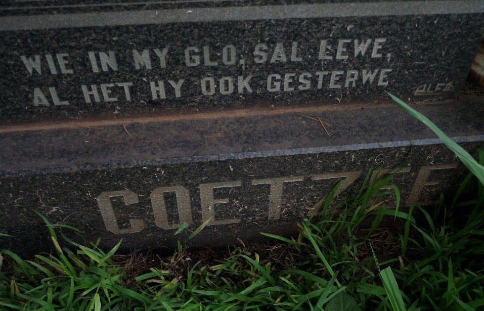 COETZEE Daniel Joachim 1920-1989
