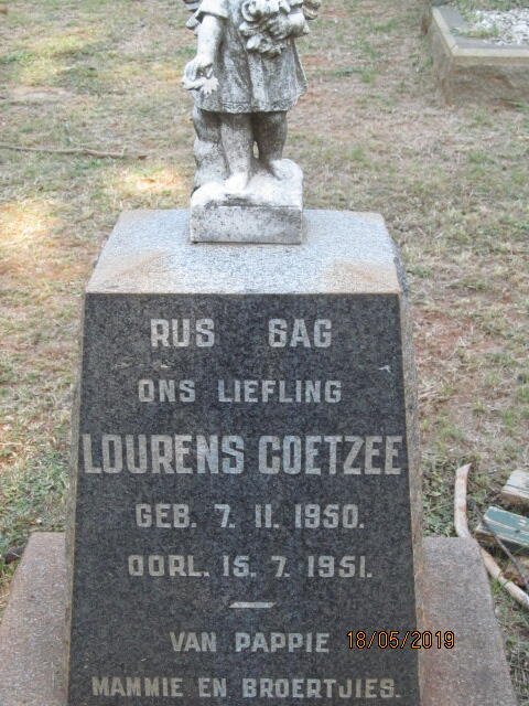COETZEE Lourens 1950-1951