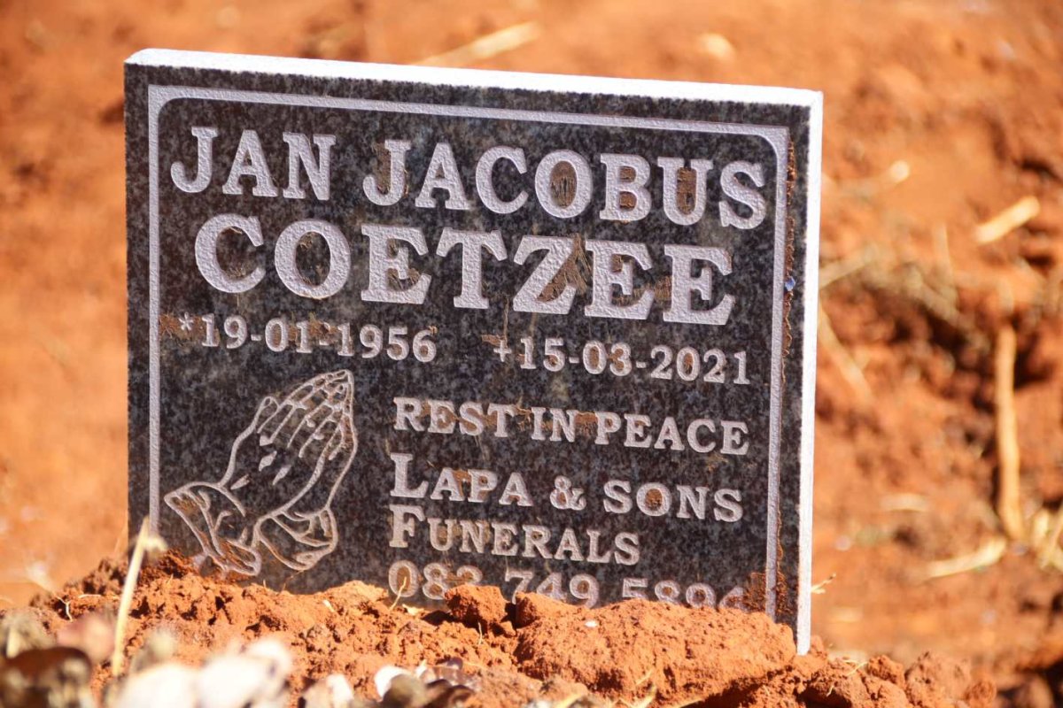 COETZEE Jan Jacobus 1956-2021