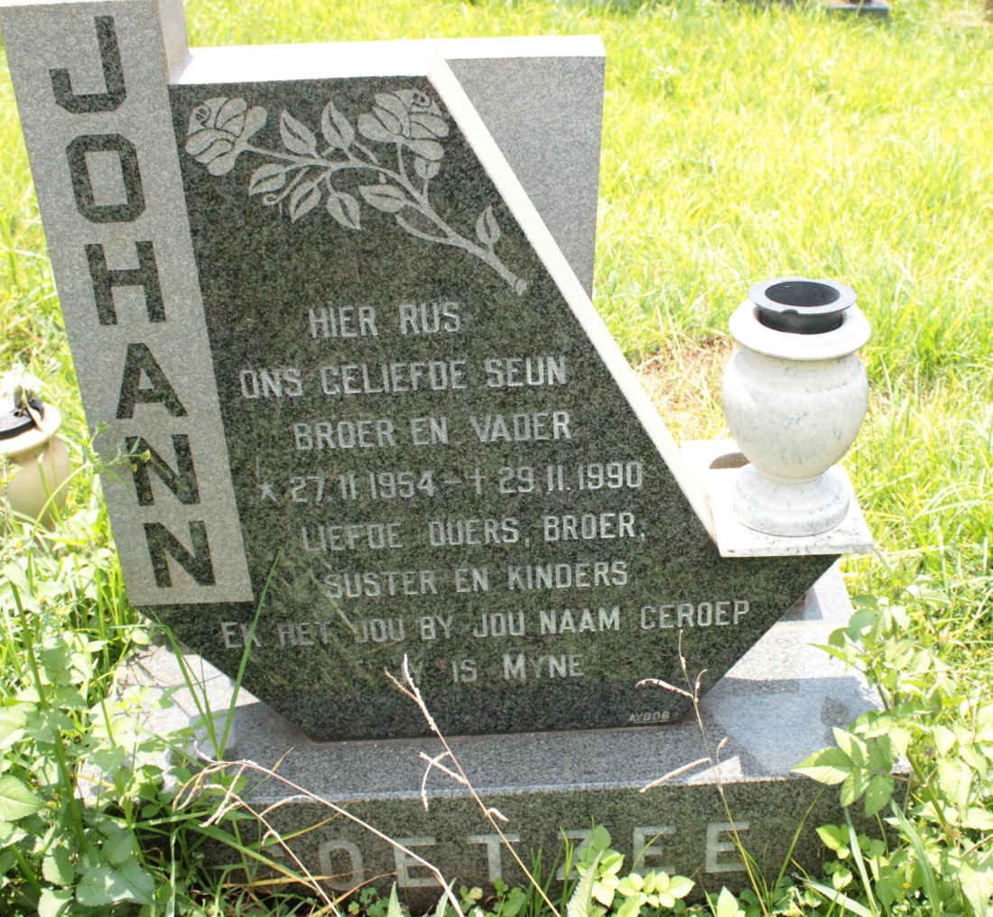 COETZEE Johann 1954-1990