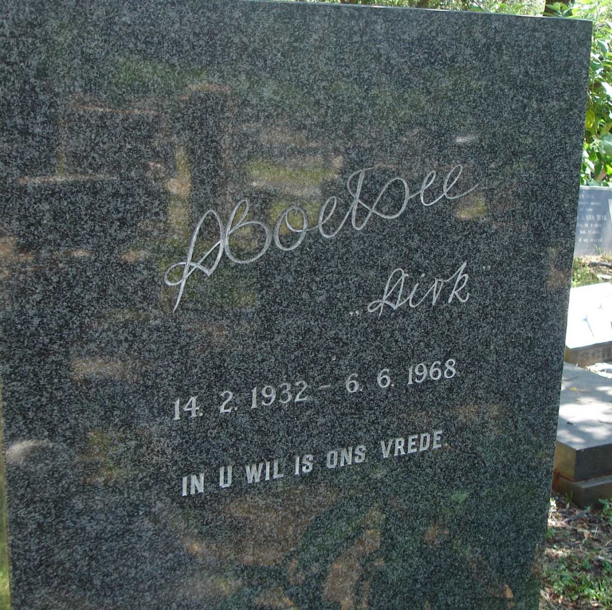 COETZEE Dirk 1932-1968