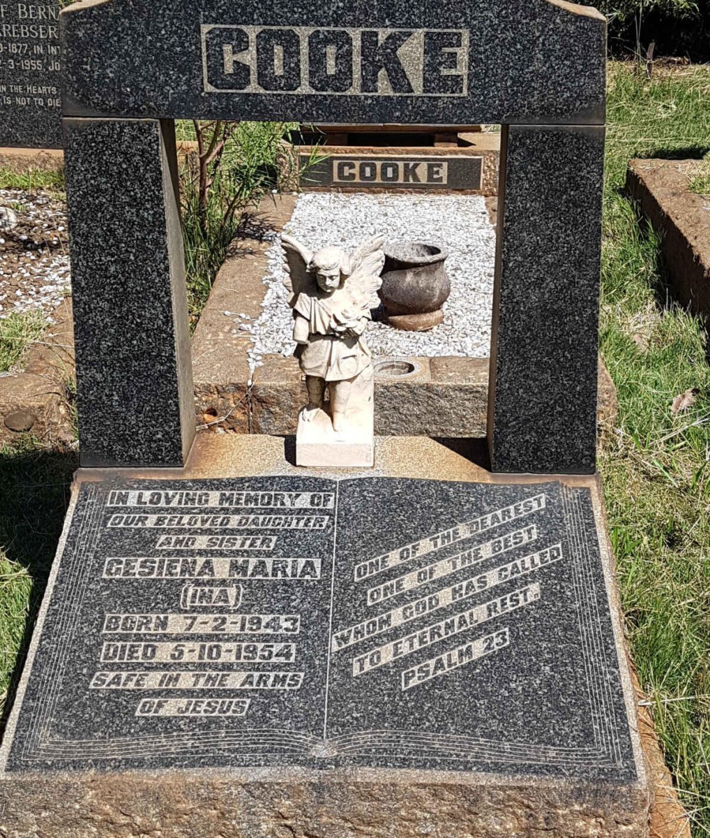 COOKE Gesiena Maria 1943-1954