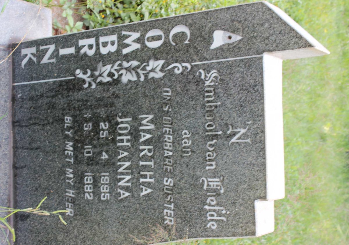 COMBRINK Martha Johanna 1895-1982