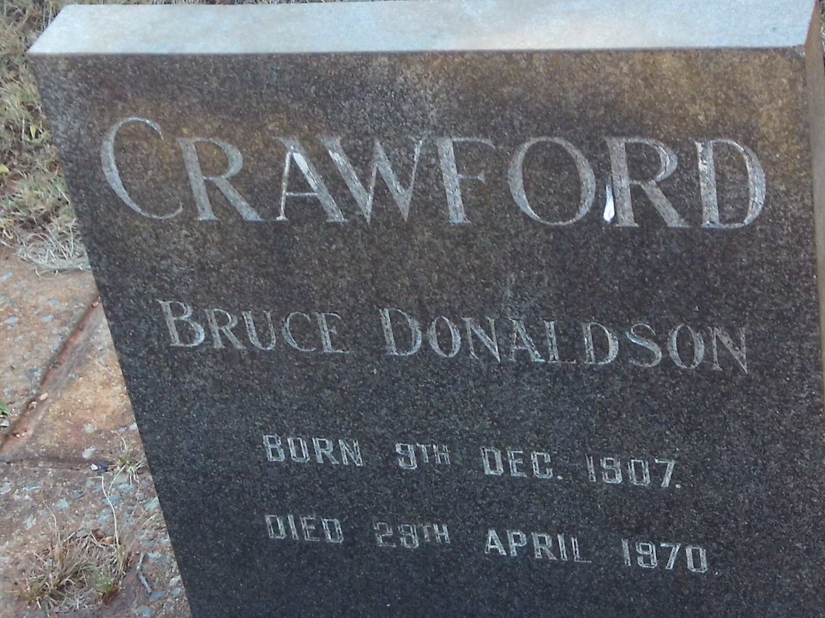CRAWFORD Bruce Donaldson 1907-1970