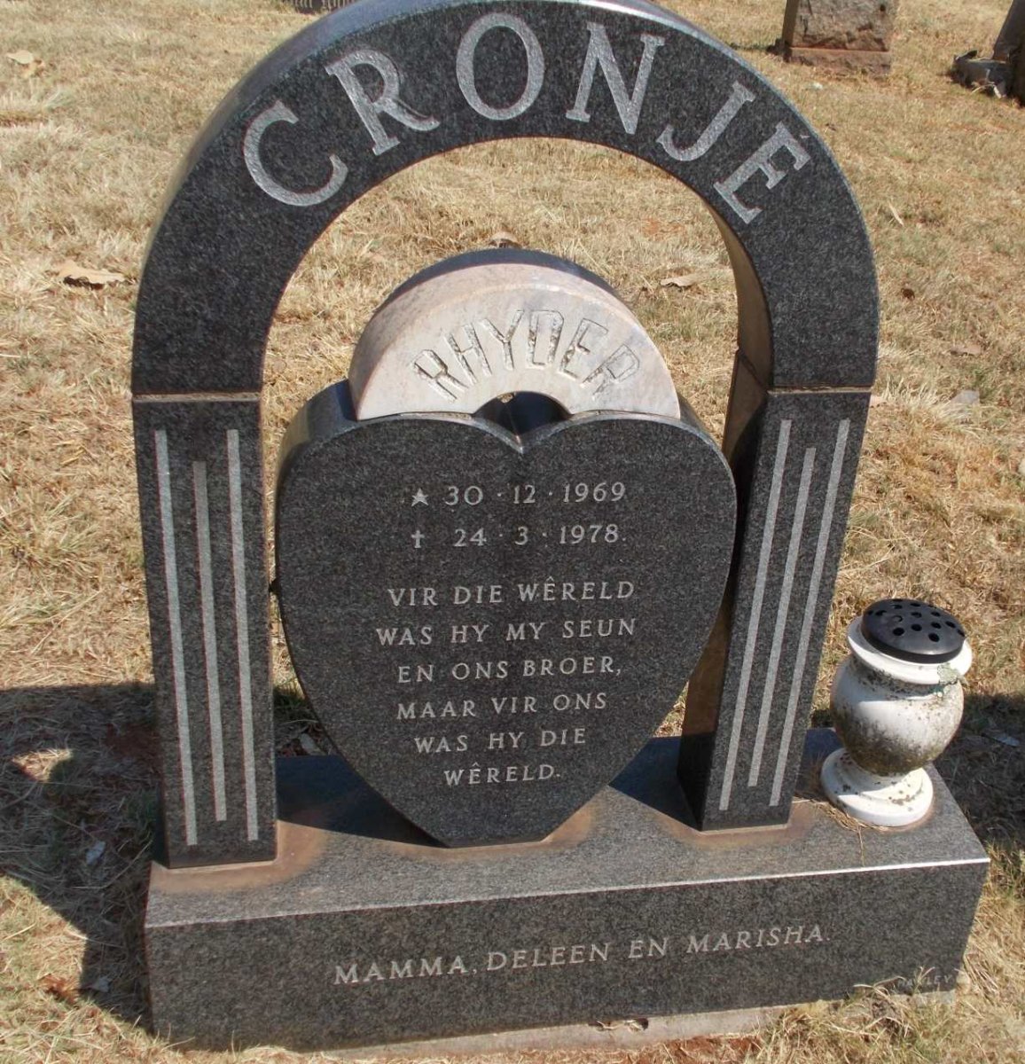 CRONJE Rhyder 1969-1978