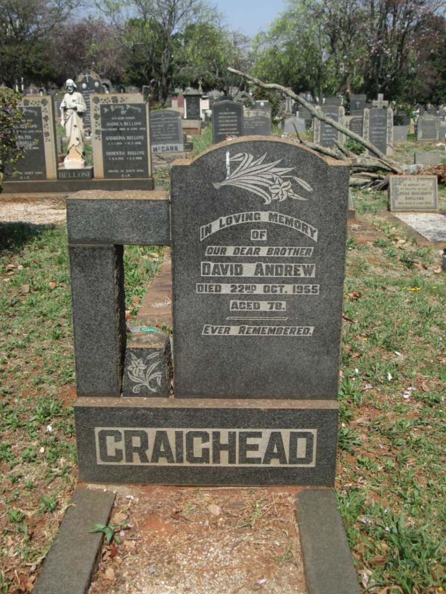 CRAIGHEAD David Andrew -1955