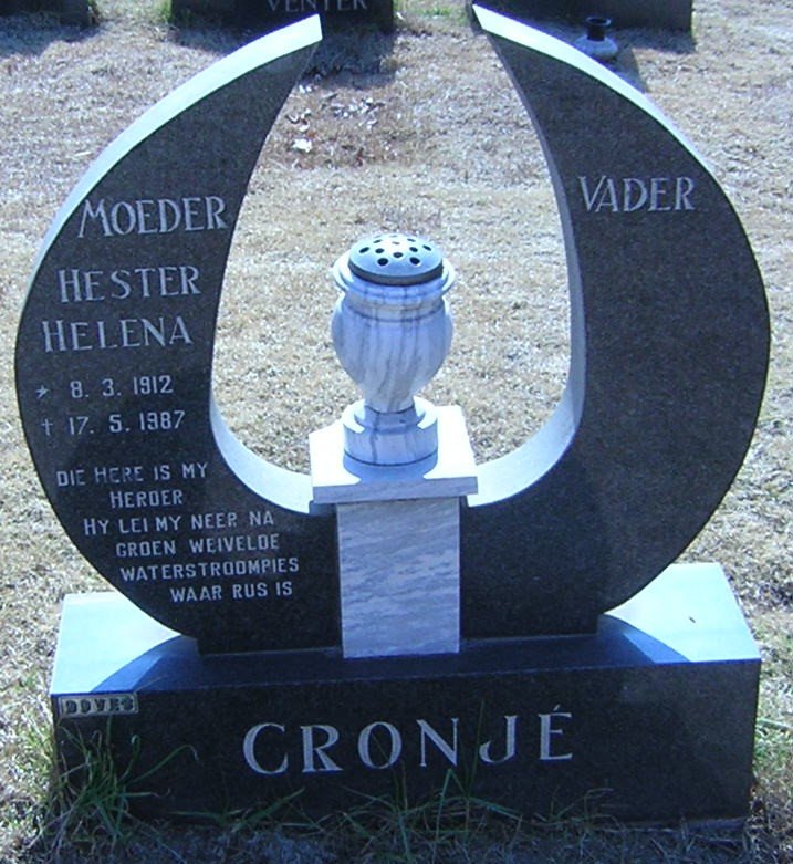 CRONJE Hester Helena 1912-1987