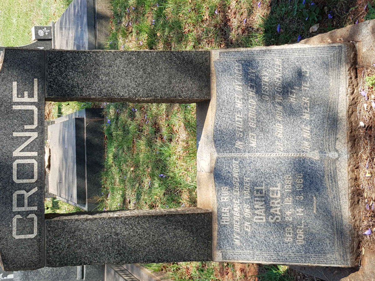 CRONJE Daniel Sarel 1889-1960