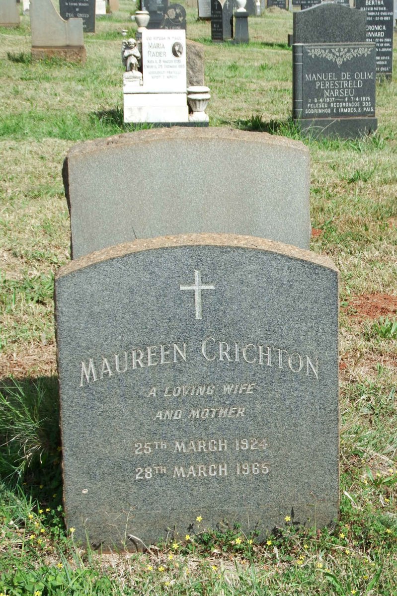 CRICHTON Maureen 1924-1965