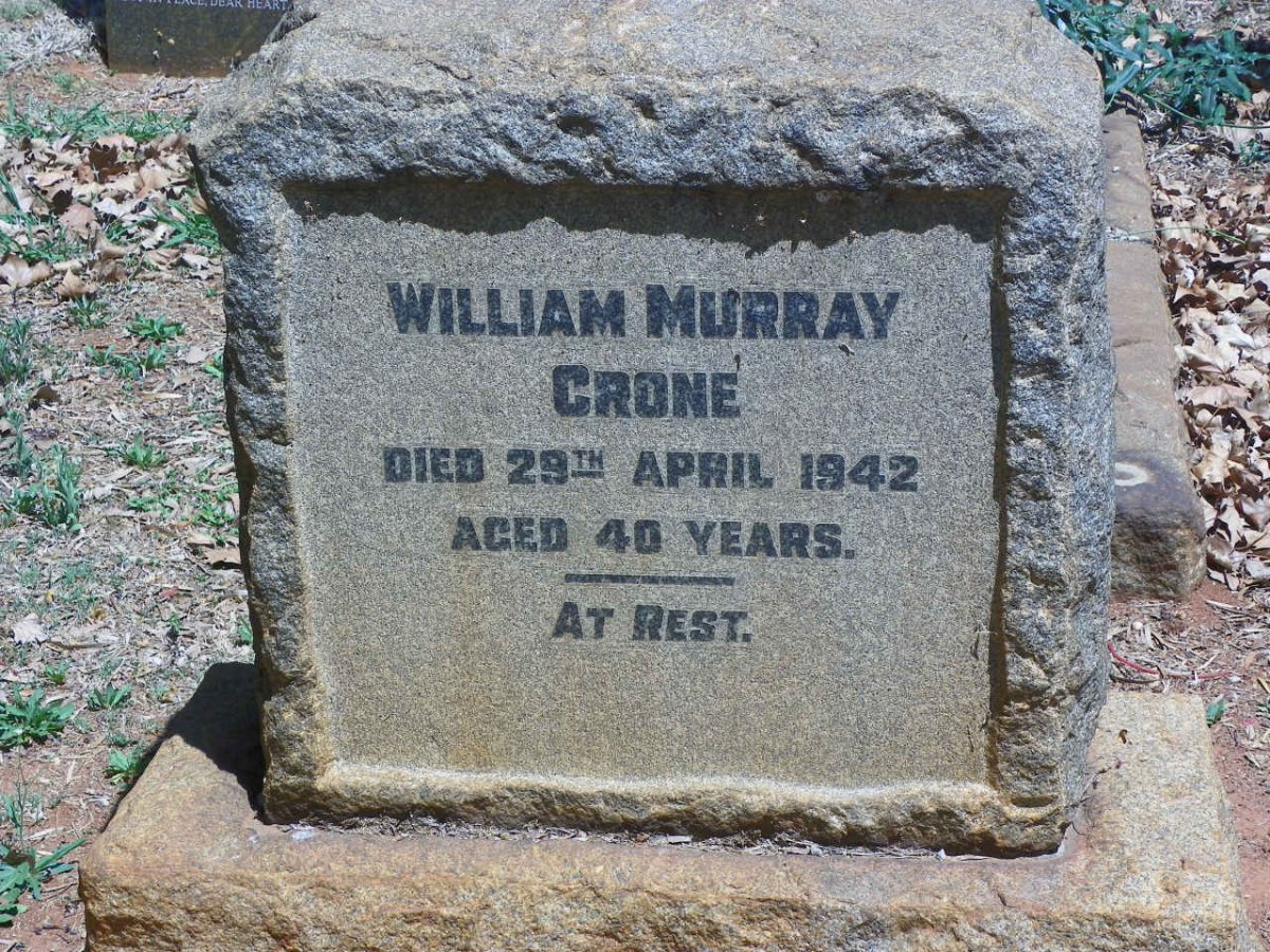 CRONE William Murray -1942