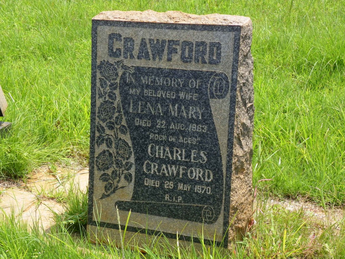 CRAWFORD Charles -1970 &amp; Lena Mary -1963