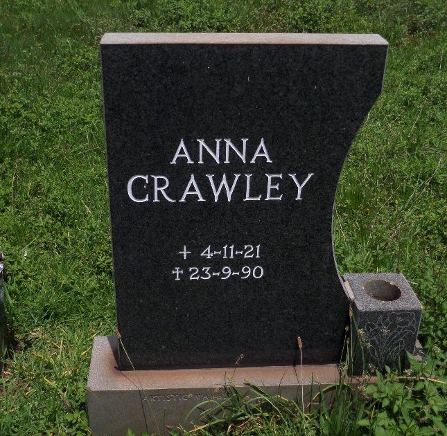 CRAWLEY Anna 1921-1990