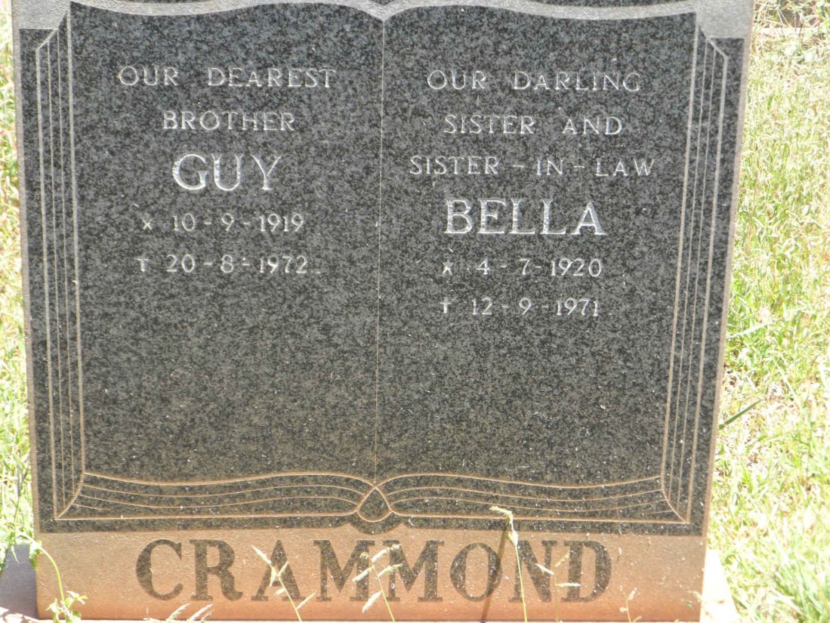 CRAMMOND Guy 1919-1972 &amp; Bella 1920-1971