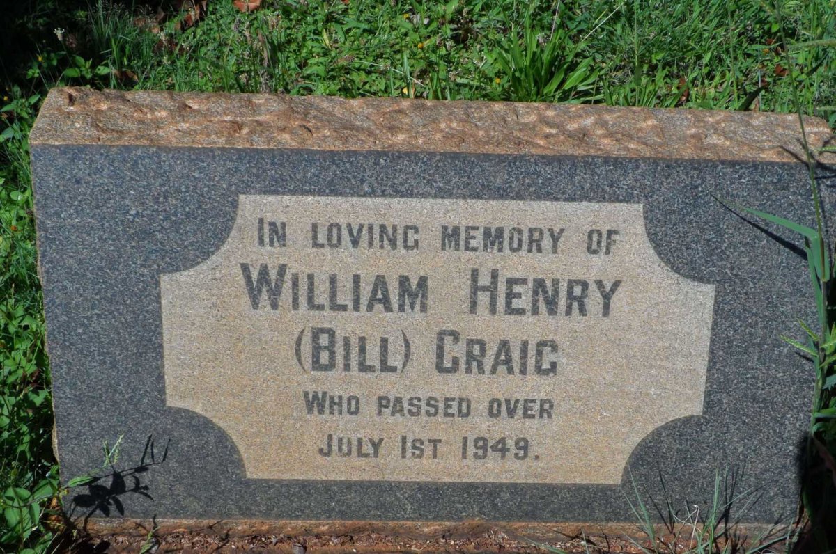 CRAIG William Henry -1949