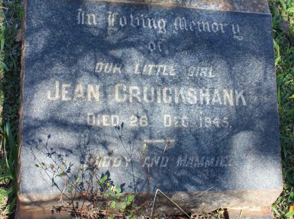 CRUICKSHANK Jean -1945