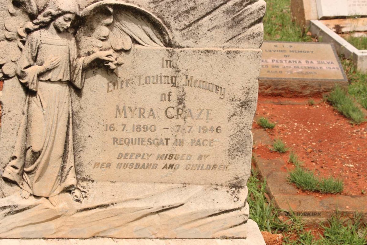 CRAZE Myra 1890-1946
