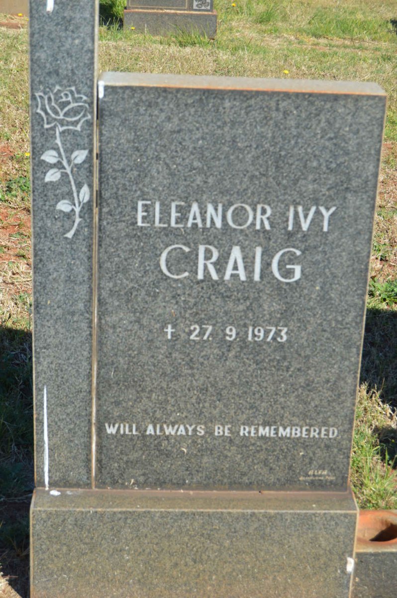 CRAIG Eleanor Ivy -1973