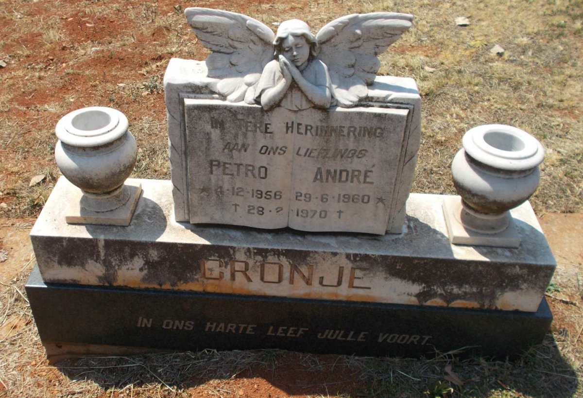 CRONJE Petro 1956-1970 :: CRONJE André 1960-1970