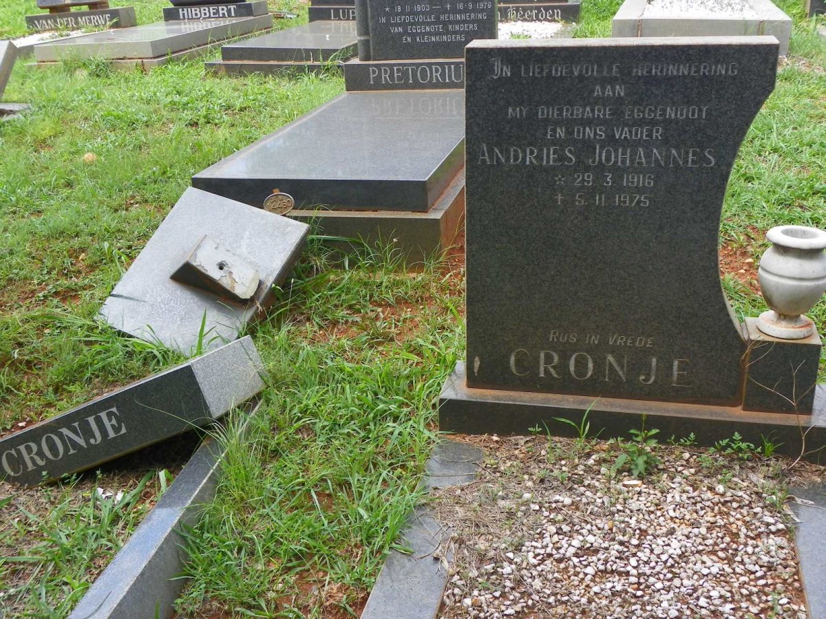 CRONJE Andries Johannes 1916-1975