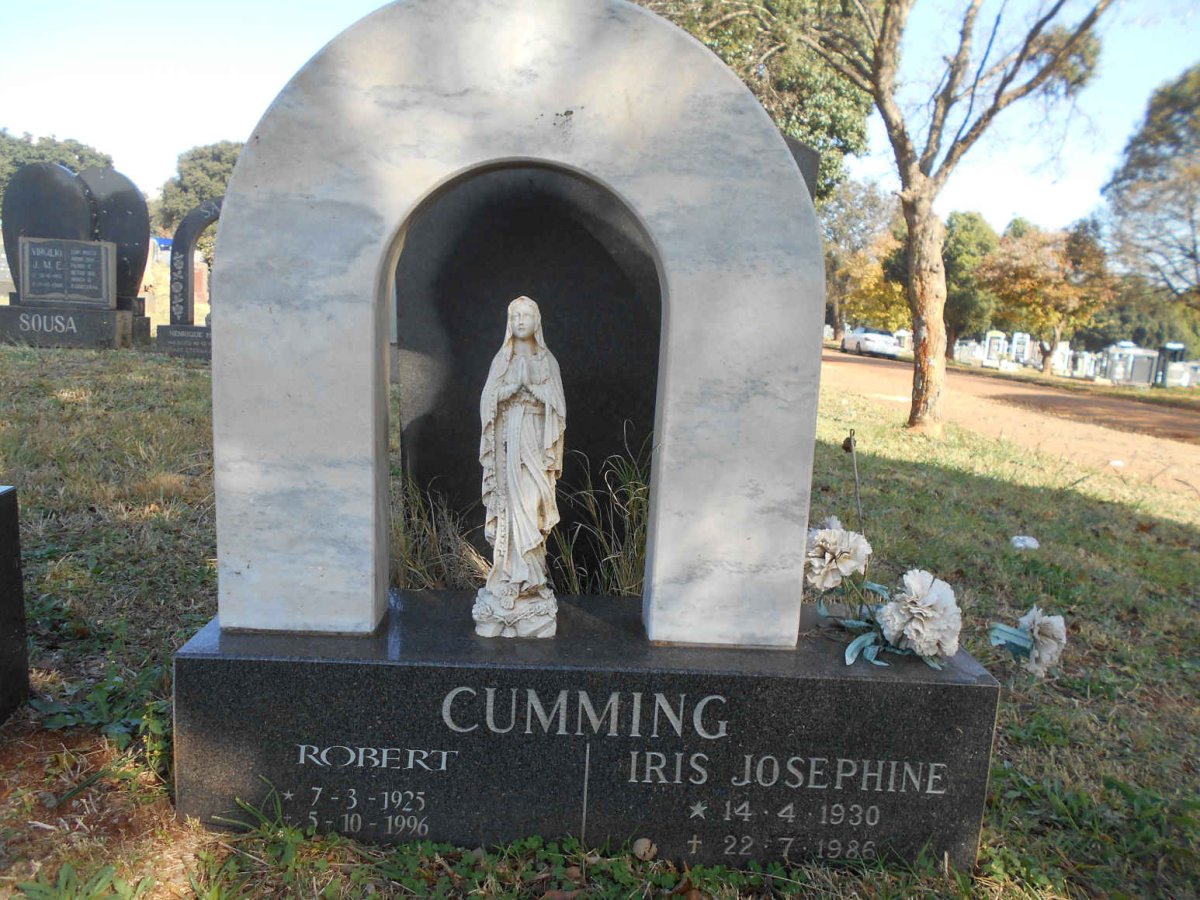 CUMMING Robert 1925-1996 &amp; Iris Josephine 1930-1986
